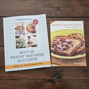 Best of Weight Watchers‎ Magazine & Inspired Canadian Cuisine Set of 2 Cookbooks